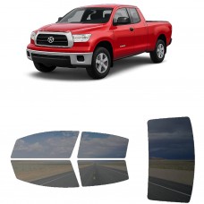לרכב Toyota Tundra D-Cab PU 2007 ציפוי חלונות שחורים רב פעמי סיליקון לחלונות קדמיים, אחוריים ולחלון האחורי