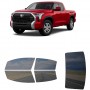 לרכב Toyota Tundra Extd PU 2022 ציפוי חלונות שחורים רב פעמי סיליקון לחלונות קדמיים, אחוריים ולחלון האחורי