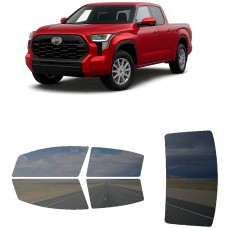 לרכב Toyota Tundra Four-door 2022 ציפוי חלונות שחורים רב פעמי סיליקון לחלונות קדמיים, אחוריים ולחלון האחורי