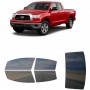 לרכב Toyota Tundra PU 2007 ציפוי חלונות שחורים רב פעמי סיליקון לחלונות קדמיים, אחוריים ולחלון האחורי