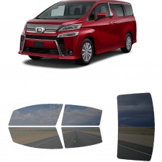 לרכב Toyota Vellfire 2018 ציפוי חלונות שחורים רב פעמי סיליקון לחלונות קדמיים, אחוריים ולחלון האחורי