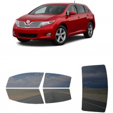 לרכב Toyota Venza SUV 2009 ציפוי חלונות שחורים רב פעמי סיליקון לחלונות קדמיים, אחוריים ולחלון האחורי