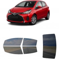 לרכב Toyota Yaris 2015 ציפוי חלונות שחורים רב פעמי סיליקון לחלונות קדמיים, אחוריים ולחלון האחורי