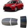 לרכב Toyota Yaris 2019 ציפוי חלונות שחורים רב פעמי סיליקון לחלונות קדמיים, אחוריים ולחלון האחורי