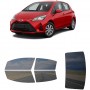 לרכב Toyota Yaris Hatchback 2018 ציפוי חלונות שחורים רב פעמי סיליקון לחלונות קדמיים, אחוריים ולחלון האחורי