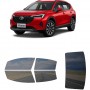 לרכב Trumpchi GS3 2023 ציפוי חלונות שחורים רב פעמי סיליקון לחלונות קדמיים, אחוריים ולחלון האחורי