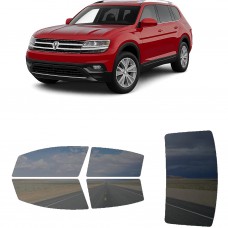 לרכב Volkswagen Atlas 2018 ציפוי חלונות שחורים רב פעמי סיליקון לחלונות קדמיים, אחוריים ולחלון האחורי