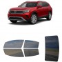 לרכב Volkswagen Atlas SUV 2022 ציפוי חלונות שחורים רב פעמי סיליקון לחלונות קדמיים, אחוריים ולחלון האחורי
