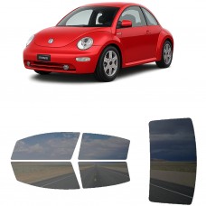 לרכב Volkswagen Beetle Turbo Two-door Hatchback 1998 ציפוי חלונות שחורים רב פעמי סיליקון לחלונות קדמיים, אחוריים ולחלון האחורי
