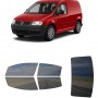 לרכב Volkswagen Caddy 2004 ציפוי חלונות שחורים רב פעמי סיליקון לחלונות קדמיים, אחוריים ולחלון האחורי