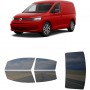 לרכב Volkswagen CaddyCargo 2021 ציפוי חלונות שחורים רב פעמי סיליקון לחלונות קדמיים, אחוריים ולחלון האחורי