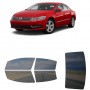 לרכב Volkswagen CC 2013 ציפוי חלונות שחורים רב פעמי סיליקון לחלונות קדמיים, אחוריים ולחלון האחורי