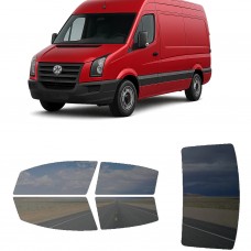 לרכב Volkswagen Crafter 2007 ציפוי חלונות שחורים רב פעמי סיליקון לחלונות קדמיים, אחוריים ולחלון האחורי