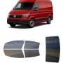 לרכב Volkswagen Crafter 2018 ציפוי חלונות שחורים רב פעמי סיליקון לחלונות קדמיים, אחוריים ולחלון האחורי