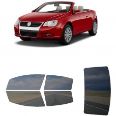 לרכב Volkswagen Eos Two-door Convertible 2007 ציפוי חלונות שחורים רב פעמי סיליקון לחלונות קדמיים, אחוריים ולחלון האחורי