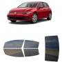לרכב Volkswagen Golf 8 2021 ציפוי חלונות שחורים רב פעמי סיליקון לחלונות קדמיים, אחוריים ולחלון האחורי