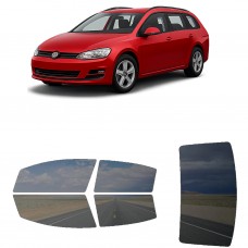 לרכב Volkswagen Golf Estate7 2013 ציפוי חלונות שחורים רב פעמי סיליקון לחלונות קדמיים, אחוריים ולחלון האחורי