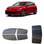 לרכב Volkswagen Golf GTI Clubsport 8th generation 2019 ציפוי חלונות שחורים רב פעמי סיליקון לחלונות קדמיים, אחוריים ולחלון האחורי