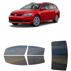 לרכב Volkswagen Golf SportsWagen 2015 ציפוי חלונות שחורים רב פעמי סיליקון לחלונות קדמיים, אחוריים ולחלון האחורי