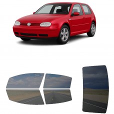 לרכב Volkswagen GolfGT Two-door Hatchback 1999 ציפוי חלונות שחורים רב פעמי סיליקון לחלונות קדמיים, אחוריים ולחלון האחורי