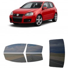 לרכב Volkswagen GTI Two-door Hatchback 2006 ציפוי חלונות שחורים רב פעמי סיליקון לחלונות קדמיים, אחוריים ולחלון האחורי