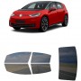 לרכב Volkswagen ID.3 2021 ציפוי חלונות שחורים רב פעמי סיליקון לחלונות קדמיים, אחוריים ולחלון האחורי