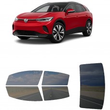לרכב Volkswagen ID.4 SUV 2021 ציפוי חלונות שחורים רב פעמי סיליקון לחלונות קדמיים, אחוריים ולחלון האחורי