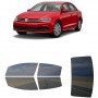 לרכב Volkswagen Jetta 2016 ציפוי חלונות שחורים רב פעמי סיליקון לחלונות קדמיים, אחוריים ולחלון האחורי