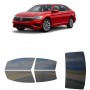 לרכב Volkswagen Jetta Sedan 2019 ציפוי חלונות שחורים רב פעמי סיליקון לחלונות קדמיים, אחוריים ולחלון האחורי
