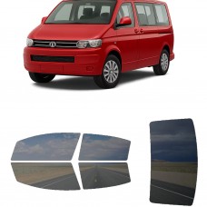 לרכב Volkswagen Multivan Station Wagon 2008 ציפוי חלונות שחורים רב פעמי סיליקון לחלונות קדמיים, אחוריים ולחלון האחורי