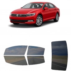 לרכב Volkswagen Passat 2018 ציפוי חלונות שחורים רב פעמי סיליקון לחלונות קדמיים, אחוריים ולחלון האחורי