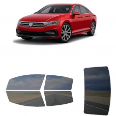 לרכב Volkswagen Passat R-Line 2020 ציפוי חלונות שחורים רב פעמי סיליקון לחלונות קדמיים, אחוריים ולחלון האחורי
