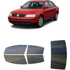 לרכב Volkswagen Passat Sedan 1998 ציפוי חלונות שחורים רב פעמי סיליקון לחלונות קדמיים, אחוריים ולחלון האחורי