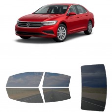 לרכב Volkswagen Passat Sedan 2020 ציפוי חלונות שחורים רב פעמי סיליקון לחלונות קדמיים, אחוריים ולחלון האחורי