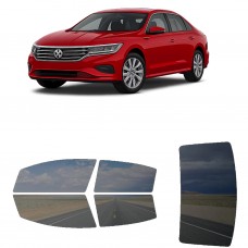 לרכב Volkswagen Passat XE 2020 ציפוי חלונות שחורים רב פעמי סיליקון לחלונות קדמיים, אחוריים ולחלון האחורי