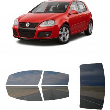 לרכב Volkswagen RabbitGTl Hatchback 2006 ציפוי חלונות שחורים רב פעמי סיליקון לחלונות קדמיים, אחוריים ולחלון האחורי