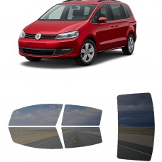 לרכב Volkswagen Sharan 2011 ציפוי חלונות שחורים רב פעמי סיליקון לחלונות קדמיים, אחוריים ולחלון האחורי