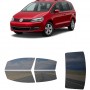 לרכב Volkswagen Sharan 2011 ציפוי חלונות שחורים רב פעמי סיליקון לחלונות קדמיים, אחוריים ולחלון האחורי