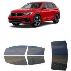 לרכב Volkswagen Tiguan (Canada) Highline R-Line 2022 ציפוי חלונות שחורים רב פעמי סיליקון לחלונות קדמיים, אחוריים ולחלון האחורי