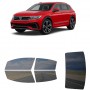 לרכב Volkswagen Tiguan (Canada) Highline R-Line 2022 ציפוי חלונות שחורים רב פעמי סיליקון לחלונות קדמיים, אחוריים ולחלון האחורי