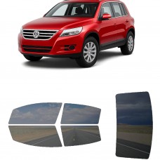 לרכב Volkswagen Tiguan SUV 2009 ציפוי חלונות שחורים רב פעמי סיליקון לחלונות קדמיים, אחוריים ולחלון האחורי