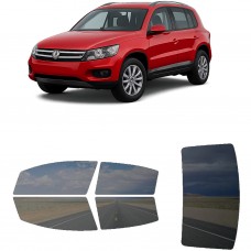 לרכב Volkswagen Tiguan SUV 2015 ציפוי חלונות שחורים רב פעמי סיליקון לחלונות קדמיים, אחוריים ולחלון האחורי