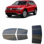 לרכב Volkswagen Tiguan SUV 2018 ציפוי חלונות שחורים רב פעמי סיליקון לחלונות קדמיים, אחוריים ולחלון האחורי