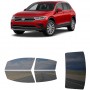 לרכב Volkswagen Tiguan SUV 2022 ציפוי חלונות שחורים רב פעמי סיליקון לחלונות קדמיים, אחוריים ולחלון האחורי