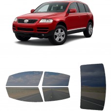 לרכב Volkswagen Touareg SUV 2004 ציפוי חלונות שחורים רב פעמי סיליקון לחלונות קדמיים, אחוריים ולחלון האחורי