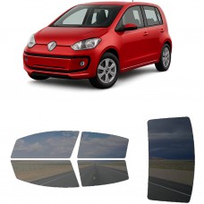 לרכב Volkswagen Up Four-door 2014 ציפוי חלונות שחורים רב פעמי סיליקון לחלונות קדמיים, אחוריים ולחלון האחורי