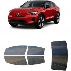 לרכב Volvo C40Recharge SUV 2022 ציפוי חלונות שחורים רב פעמי סיליקון לחלונות קדמיים, אחוריים ולחלון האחורי