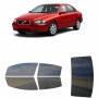 לרכב Volvo S60 2001 ציפוי חלונות שחורים רב פעמי סיליקון לחלונות קדמיים, אחוריים ולחלון האחורי