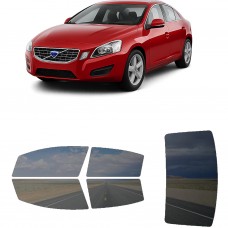 לרכב Volvo S60 2011 ציפוי חלונות שחורים רב פעמי סיליקון לחלונות קדמיים, אחוריים ולחלון האחורי
