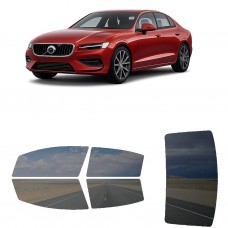 לרכב Volvo S60 2021 ציפוי חלונות שחורים רב פעמי סיליקון לחלונות קדמיים, אחוריים ולחלון האחורי